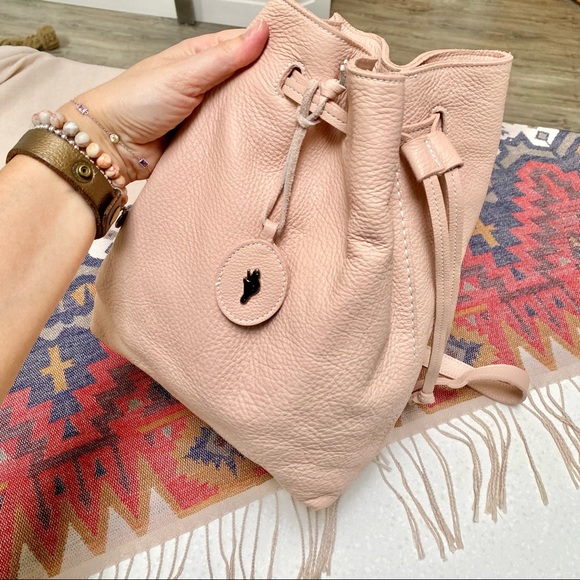 Rare Sweet ROOTS BOHO backpack in stunning blush super soft prince leather - Picture 6 of 16